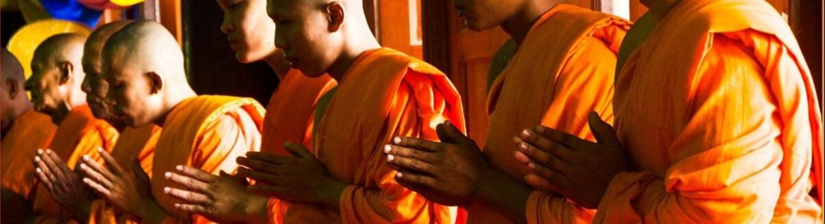 Buddhist Monks in Prayer